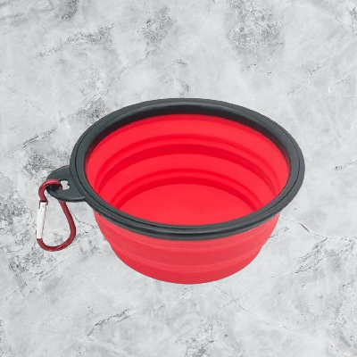 Gamelle pour Chien - SiliconeDogBowl™ - Rouge