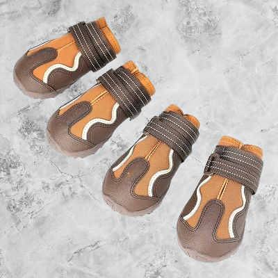 Chaussure pour Chien - DogBoots™ - Marron - Mon meilleur amis