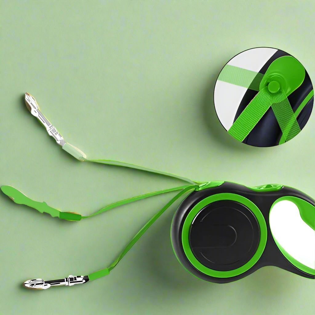 Laisse de chien - MaxLeash™ - Vert - Mon meilleur amis