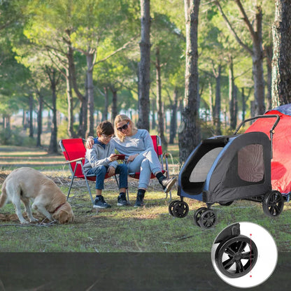 Poussette pour Chien - StrollyPet™ - Bleu