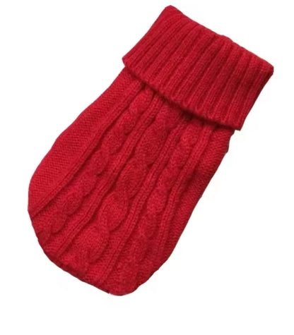 Pull / Chandail pour Chien | Tricot Torsadé Multicolore